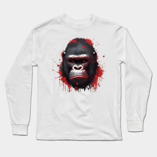 gorilla head Long Sleeve T-Shirt